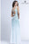 Sparkling Sweetheart Chiffon Dress Thick Shoulder and Back Straps S7380