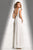 48689 Fitted Encrusted Prom Dress