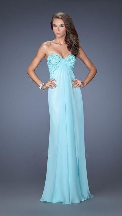 La Femme - Prom Dress 20023 in Green
