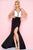Mac Duggal - 77240L Flash Style in White and Black
