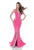 Terani Couture - 1611P0214A Cutout Detailed Mermaid Gown in Pink