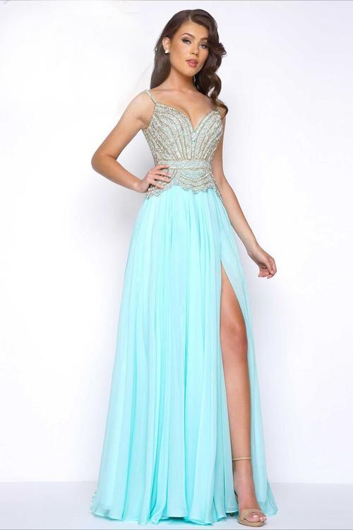 Mac Duggal - Prom Style 50392M in Blue