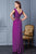 Alyce Paris Black Label - 29751 Surplice Neck Ruched Evening Gown in Purple