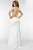 Alyce Paris - 6504 Two-Piece Embellished Sheath Gown In White