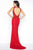 Mac Duggal - Black White Red Style 62707R