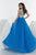 Tiffany Designs - 16091 Gorgeous Embellished Cap Sleeve V-neck Silky Chiffon A-line Dress