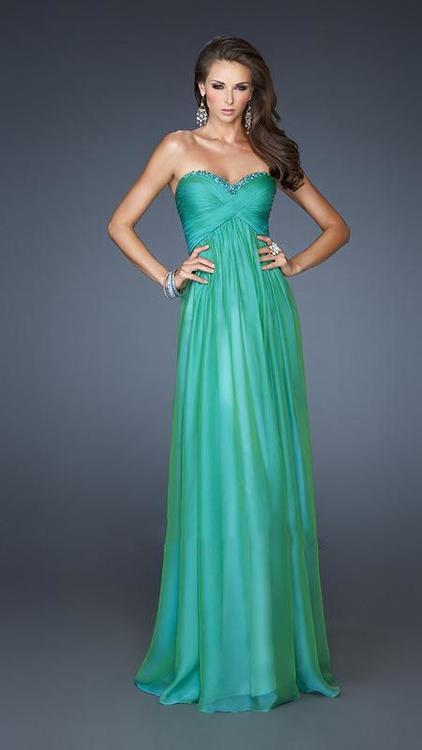 La Femme - Prom Dress 18935 in Green