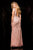 48689 Fitted Encrusted Prom Dress