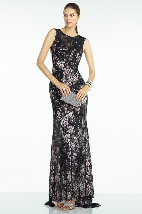 Alyce Paris - B'Dazzle - 35792 Dress in Black Pink