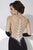 Tiffany Designs - 16099 Glittering Embellished V-Neck Jersey Slim Flare