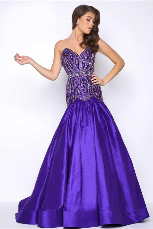 Mac Duggal - Prom Style 65879M in Purple