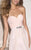 Alyce Paris Jean De Lys - 29731 Ruched Strapless Chiffon Evening Gown in Pink