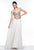 Terani Couture - 151P0036A Sequin Embellished Sweetheart Gown in White and Neutral