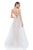 Terani Couture - 1611P1240A Crystal Studded Sweetheart Ball Gown in White and Neutral