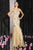 Alyce Paris - 5611 Strapless Ruffle Accented Trumpet Gown in Neutral