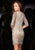 Scala - Bateau Neck Cocktail Dress 48377 in Platinum