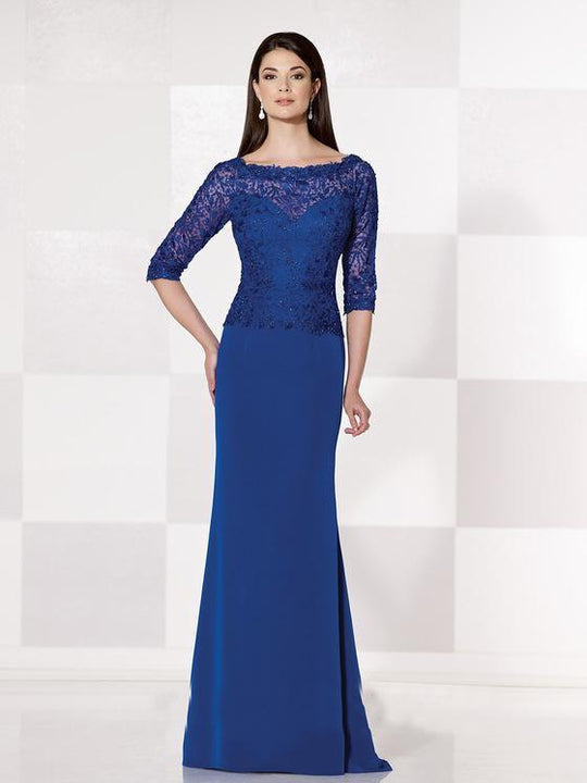 Cameron Blake by Mon Cheri - 215645W Dress in Blue
