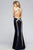 Stunning Trumpet Dress with Plunging V Neckline 7703