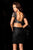 25411 Dress In Black Multi-Color