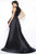 Mac Duggal - 80628R Black White Red Style in Black