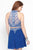 Alyce Paris B'Dazzle - 46548 Short Dress in Blue-Iridescent Silver