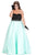 Gorgeous Color Blocked Sweetheart A-Line Gown SC7207