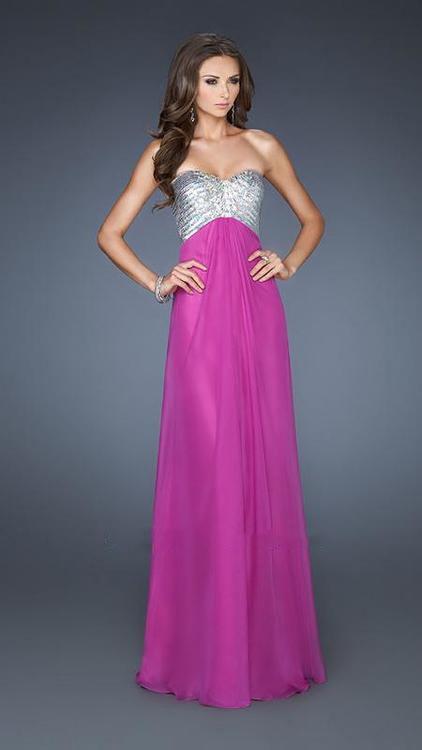 La Femme - Prom Dress 18729 in Purple