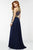 Alyce Paris - 6577 Dress in Navy Gold