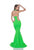 Terani Couture - 1611P0214A Cutout Detailed Mermaid Gown in Green