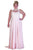 Illusion Jewel Neckline A-line Chiffon Dress SC7203