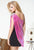 Terani Couture - H1907 Sequined One Shoulder Sheath Dress in Pink and Black