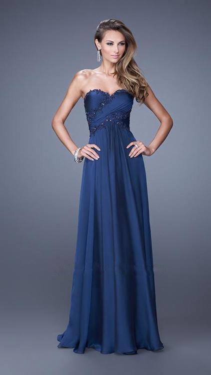 La Femme - 20658 Prom Dress in Blue