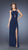 La Femme - 20092 Long Net Jersey Prom Dress in Blue
