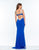 Terani Couture - 151P0063A Sophisticated Sleeveless Evening Gown in Blue