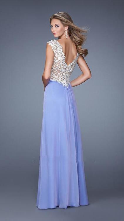 La Femme - 21116 Prom Dress in Blue