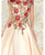 Mac Duggal Couture - 66185D Off Shoulder Floral Embroidered Satin Gown in Neutral and Multi-color
