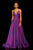 Sherri Hill - 52424 V-Neck Open Back Evening Dress In Purple