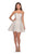 La Femme - 27334 Strapless Lace Sweetheart A-line Dress In White