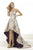 Janique W1687 Embroidered Printed High-Low Evening Ball Gown In Neutral and Print