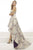 Janique W1687 Embroidered Printed High-Low Evening Ball Gown In Neutral and Print