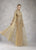 Janique - W17010 Fully Embellished Caped Evening Gown In Gold