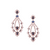 Tresor Collection - Rainbow Moonstone & Blue Sapphire Earrings in 18K Gold