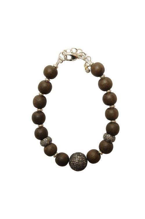 Heather Gardner - Black Diamond Bead Bracelet