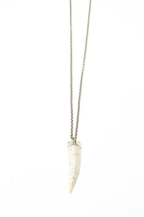 Heather Gardner - Tibetan Horn Necklace- Sold out!!