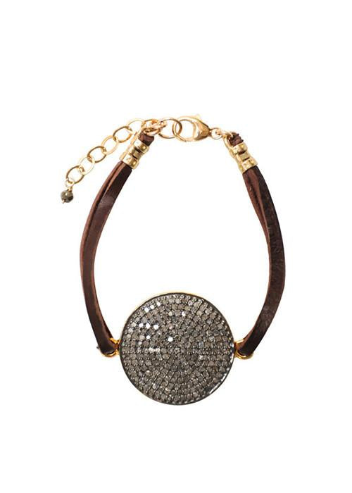 Sundial Black Diamond Bracelet