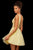 Sherri Hill - 53026 Ruched A-Line Short Dress In Yellow