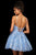 Sherri Hill - 53074 Beaded Lace Sweetheart A-Line Short Dress In Blue