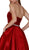 Nox Anabel - Y154 Strapless Pleated A-Line Evening Gown