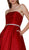 Nox Anabel - Y154 Strapless Pleated A-Line Evening Gown