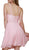 Nox Anabel - Y629 Embellished Illusion Halter Chiffon A-line Dress
